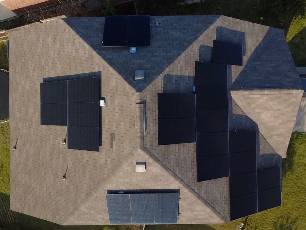 Striking Qcell panels with Tesla inverter — Fort Worth, TX