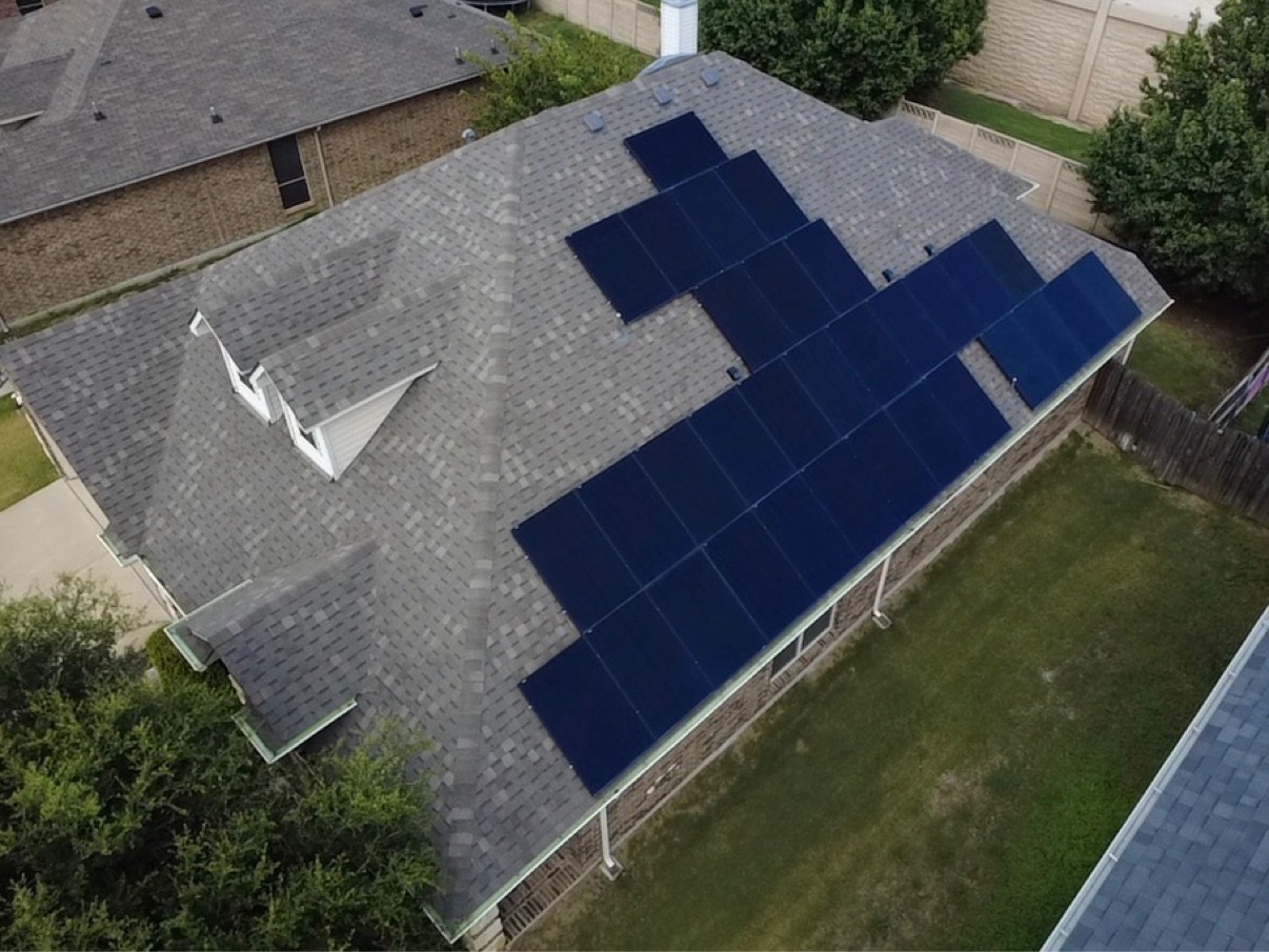 Beautiful Qcell panels with Tesla inverter — Crowley, TX